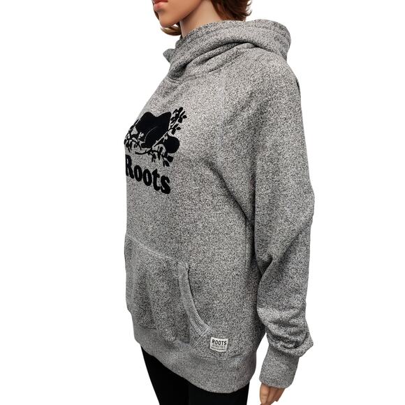 Roots Salt and Pepper Original Kanga Hoodie Sweatshirt Fleece Size XS Unisex - Picture 4 of 10